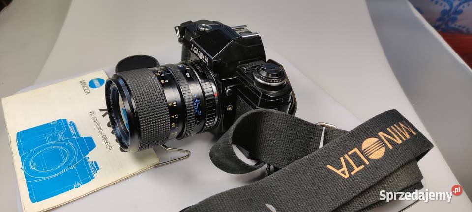 Minolta X370s z obiektywe Exakta 3570 Aparaty Wrocław