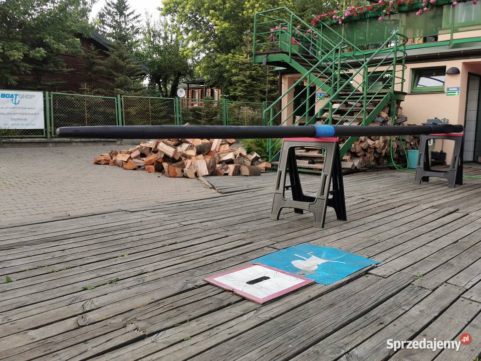 Szkutnik Dezeta Maszt drewniany Gafel bom mazowieckie Wyszogród