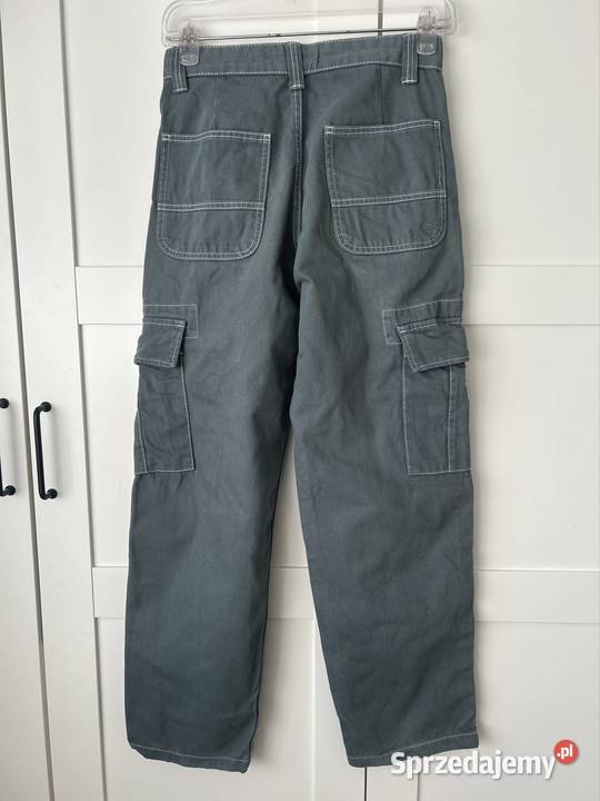 Spodnie Bershka XS spodnie cargo bojówki Pozostałe