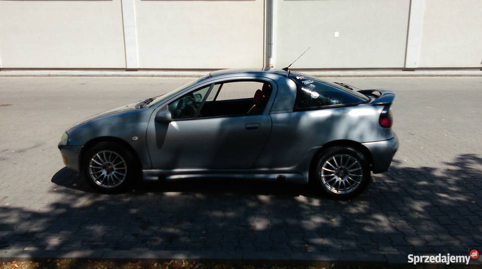 Opel Tigra srebrna skórzana tapicerka LPGbenzyna Świebodzice