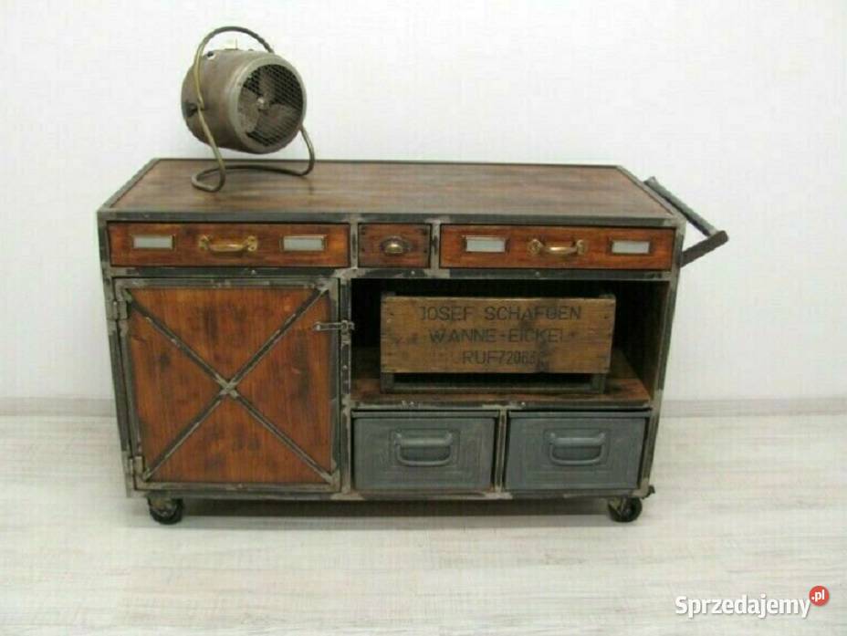 Komoda industrialnabarek szafka loftMeble loft mazowieckie Warszawa sprzedam