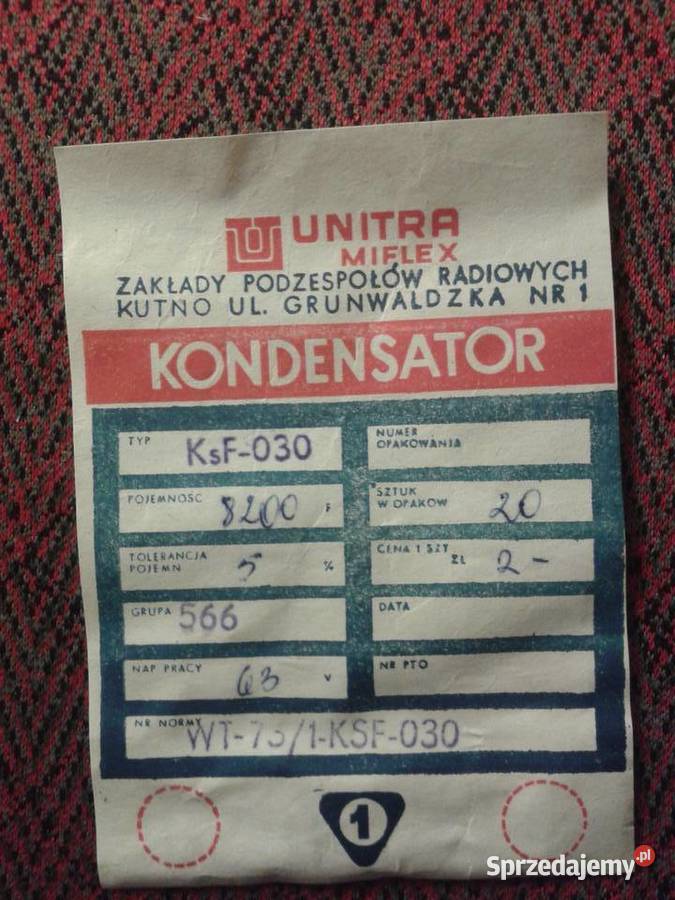 Kondensator 25V63V 100V Elektronika Łódź