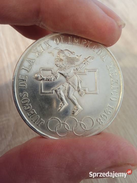 Moneta 25 PESOS Olimpiada 1968 Meksyk SREBRO