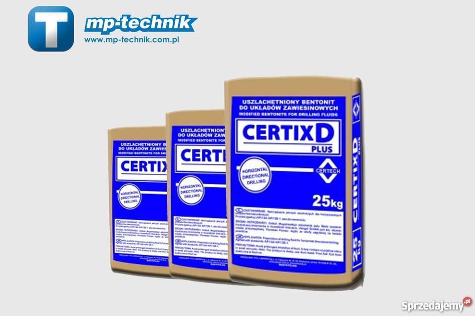 Bentonit Certix D Plus materiały płuczkowe Pozostałe sprzedam