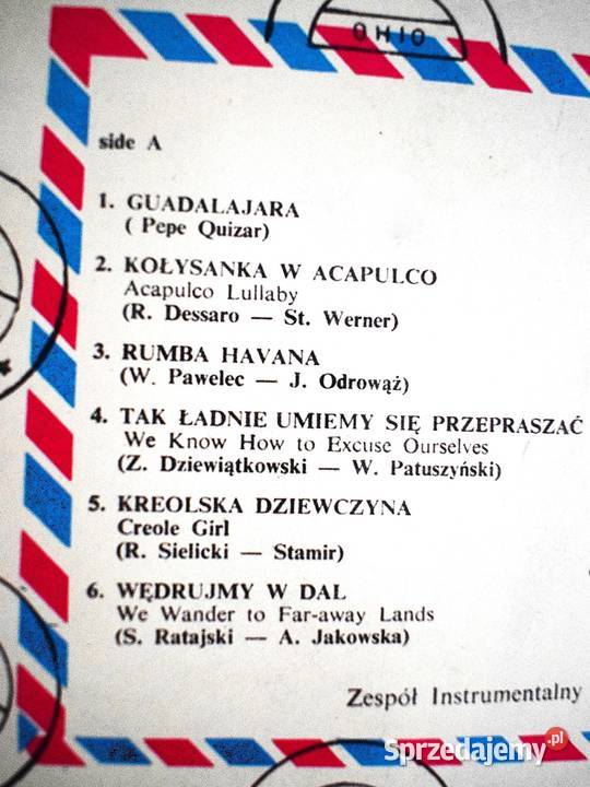 Tercet Egzotyczny płyta z roku 1969 płyta winylowa kujawsko-pomorskie Chełmno