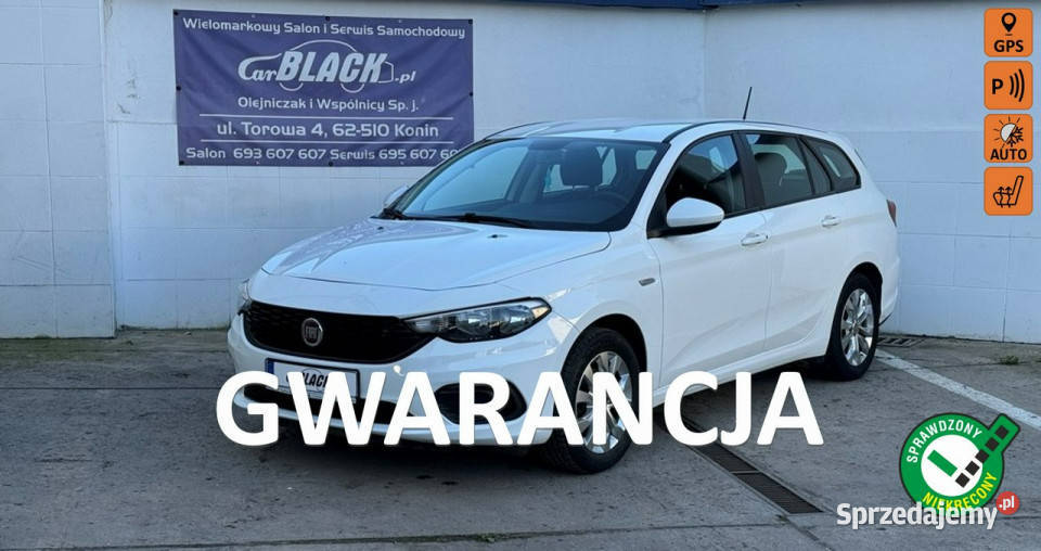 Fiat Tipo PROMOCJA Pisemna Gwarancja 12 miesięcy światła do jazdy dziennej Konin