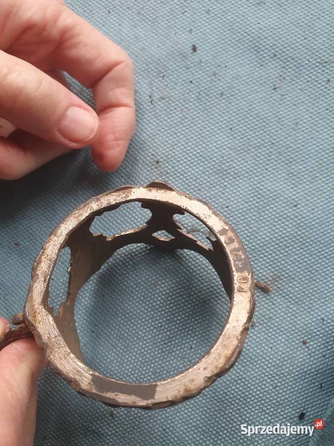 Metalowy uchwyt do szklanki stary rosyjski ZSRR Pozostałe Warszawa