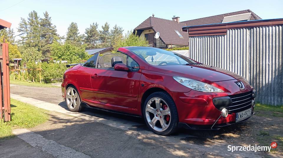 Peugeot 307 CC Sport 20 177 RFK Cabrio Skóra 18 Jaroszowice sprzedam