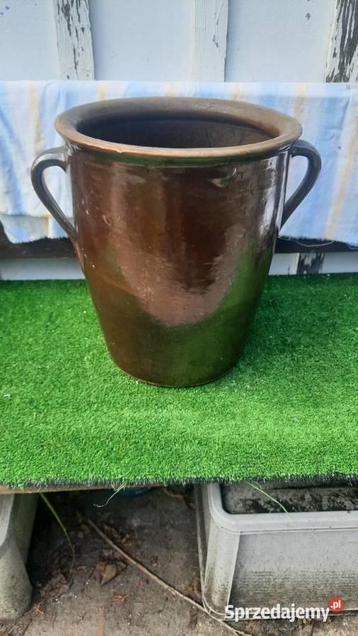 Stary garnek kamionkowy 11 litrów dolnośląskie Wrocław
