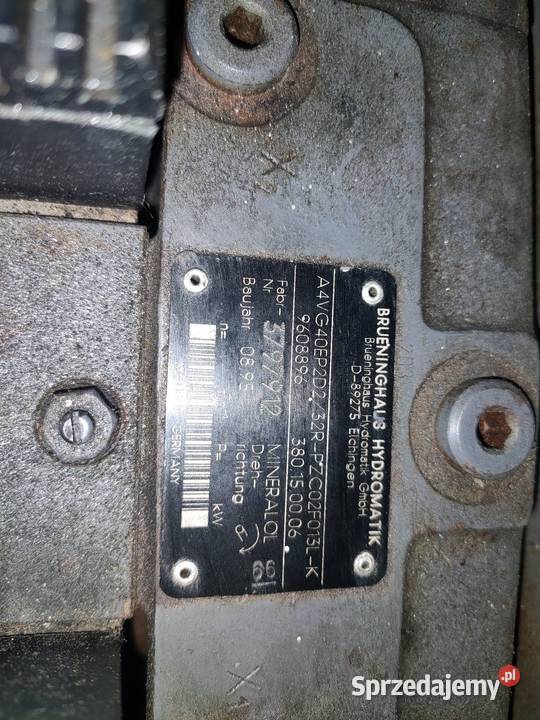 Pompa Jazdy HYDROMATIC A4VG40EP Rok produkcji 1995 Biłgoraj