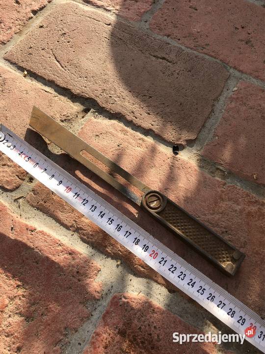 Metalowy stary brytyjski stolarski kątownik Poznań sprzedam