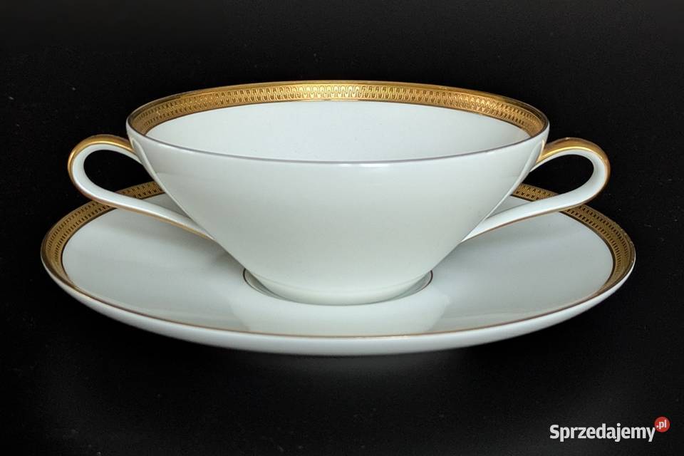 Ekskluzywna bulionówka Heinrich Bavaria Porcelana i szkło