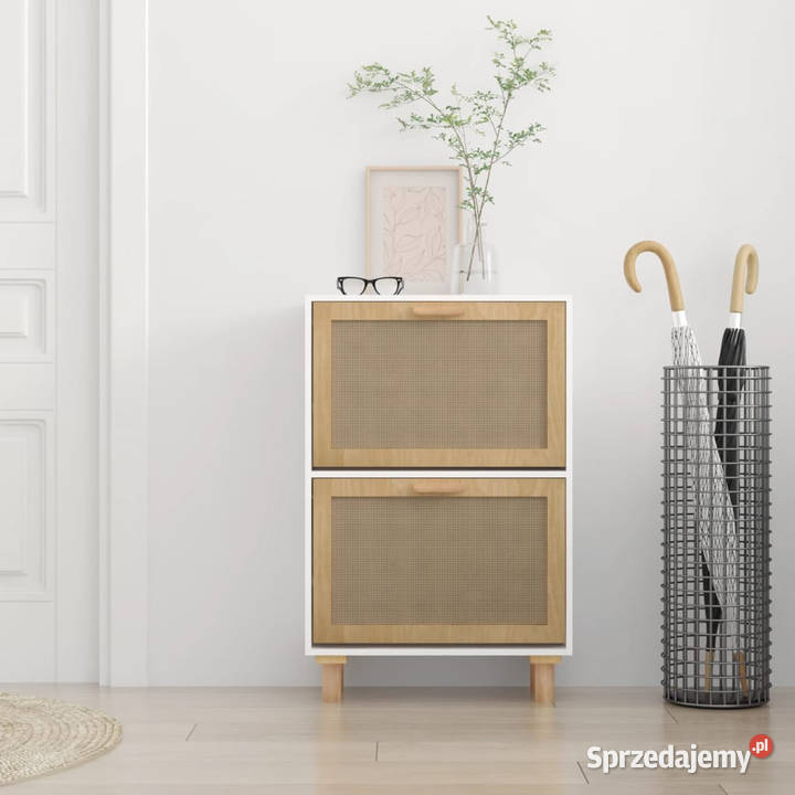 Szafka na buty biała 52x25x80 materiał Warszawa