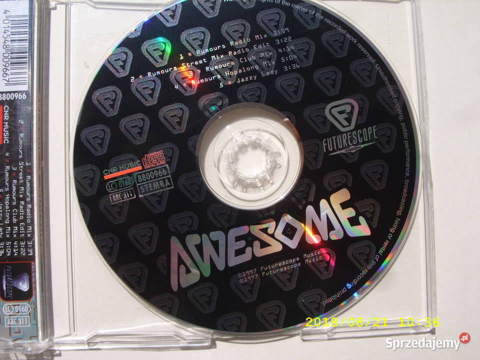 Rock CD singiel AWESOMERUMOUS 1997 Wołów