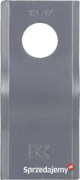 Nożyk kosiarki rotacyjnej lewyprawy 108x47x3 mm Kamionna