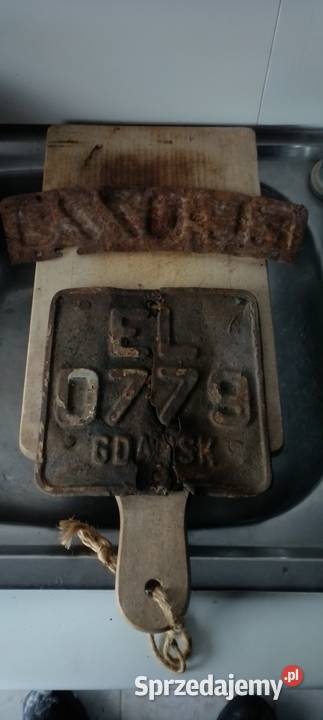 SHL stare dwie tablice rej Gdańsk unikaty podkarpackie sprzedam