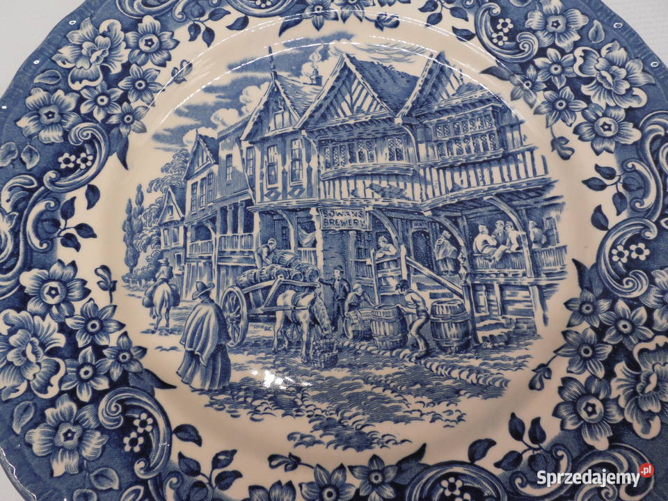 Angielskie dwa talerze Royal Tudor Ware 17th Raszków sprzedam