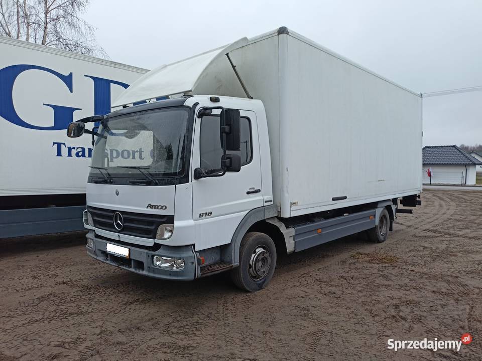Mercedes Atego 818 2007 r 2 wł kontener 61 m Motoryzacja Kolno