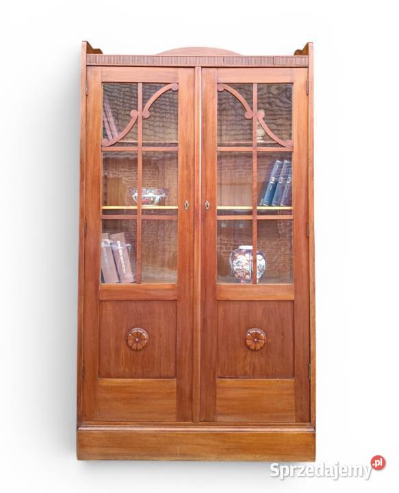 eprezentacyjna Biblioteczka Witryna Secesyjna wielkopolskie Suchorzew sprzedam
