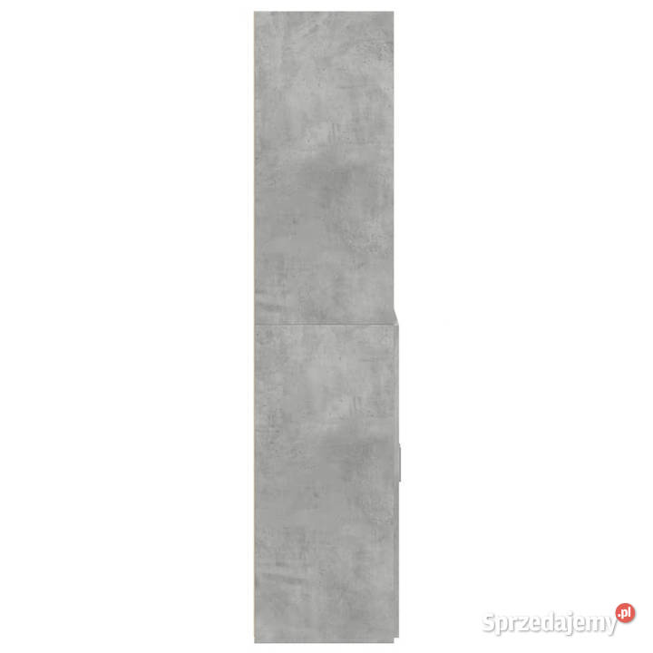 Wysoka szafka szarość betonu 80x425x185 Warszawa