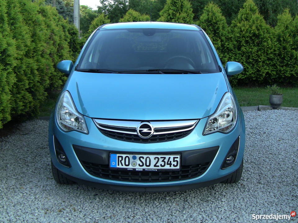 Opel Corsa D 14 BŁĘKITNY KOLOR 2011rTempomat światła do jazdy dziennej małopolskie Kraków