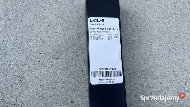 Kia STINGER oryginalny OE zestaw filtrów do Nur