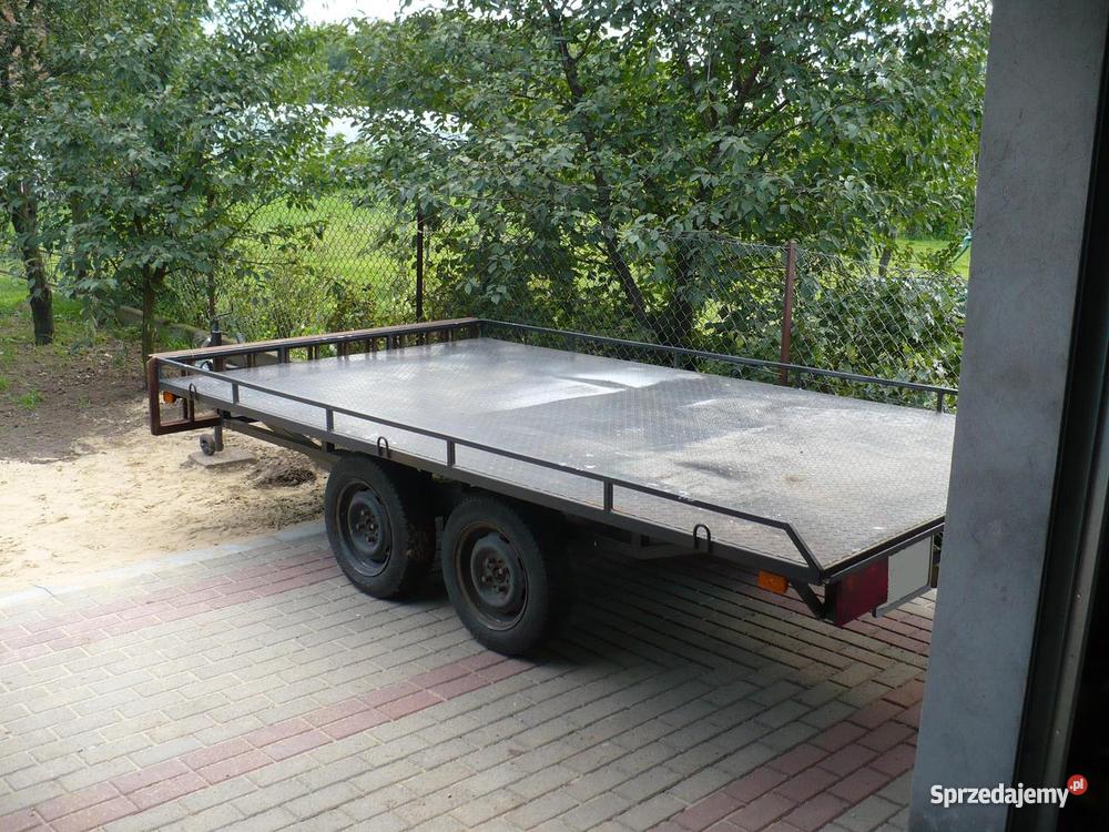 Przyczepa laweta platforma hamulec najazdowy Motoryzacja podkarpackie Łańcut