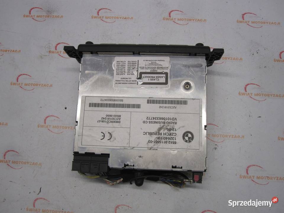 MINI COOPER S R53 07r radio CD 9115661 Sprzęt audio fabryczny Kielce