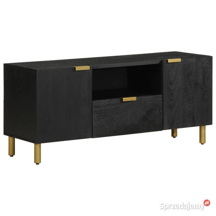 Szafka pod telewizor czarna 105x33x46 WM4017662 Warszawa