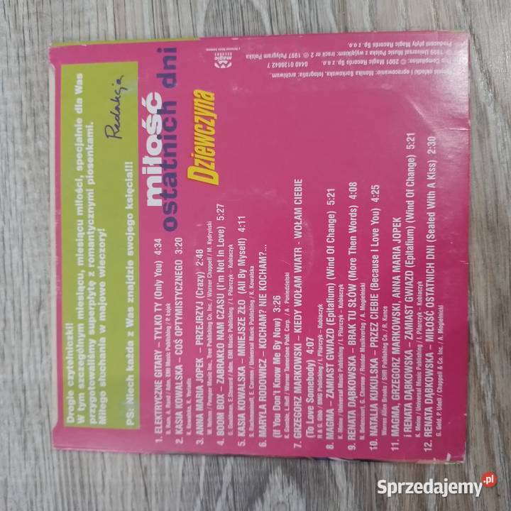 Płyta CD Various Artists Miłość ostatnich dni Płyty i kasety