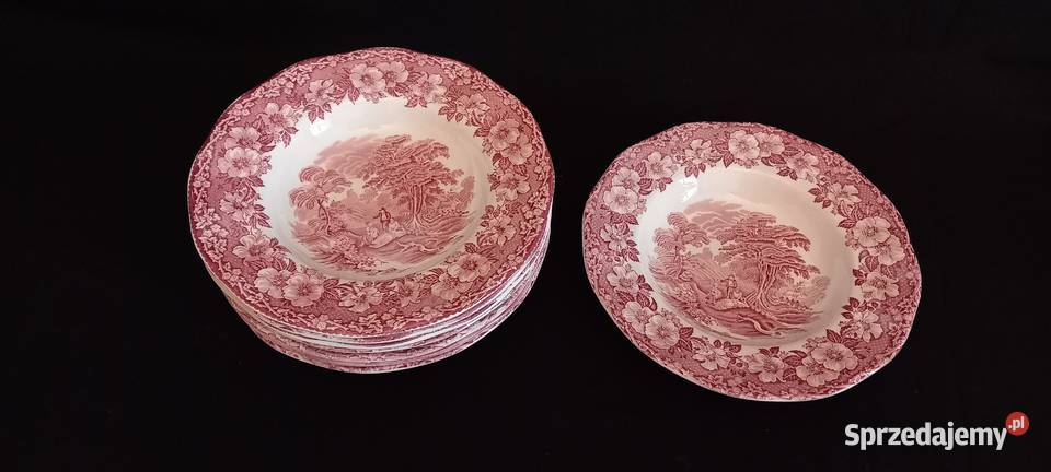 Talerz głęboki angielski Enoch Wedgwood Chełm