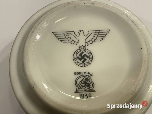 Niemiecki kubek porcelanowy Wehrmacht Bohemia