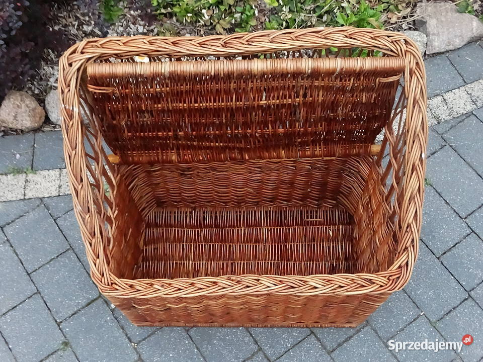 Wiklinowa Skrzynia z Siedziskiem Kufer Boho Biłgoraj