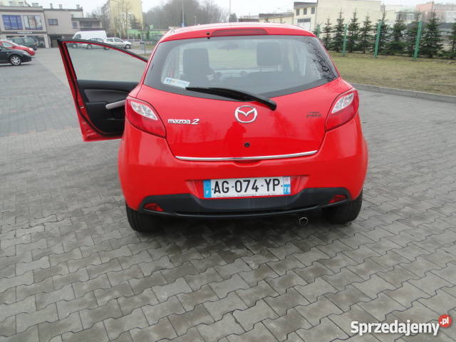 Piękna czerwona Mazda 2 122009 r pomorskie Człuchów sprzedam