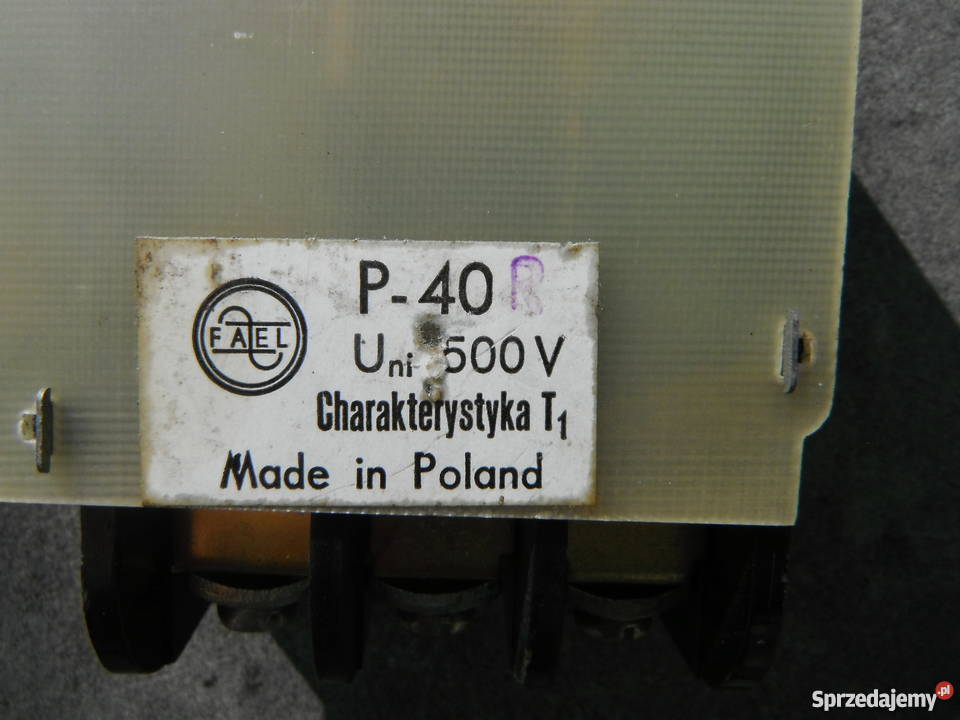 Termik Przekaźnik termiczny P40R Fael zakres Chlewiska