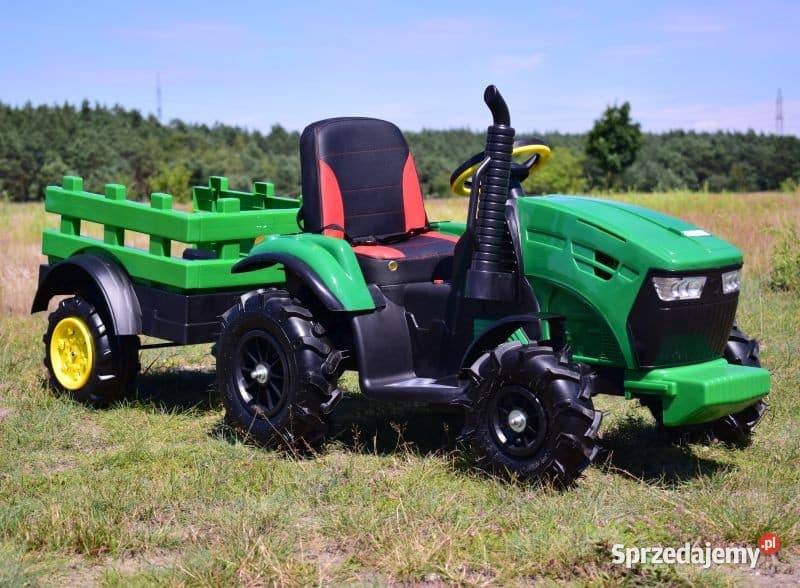 MEGA TRAKTOR Z PRZYCZEPĄ KOŁA POMPOWANET990D Pojazdy elektryczne i spalinowe Toruń sprzedam