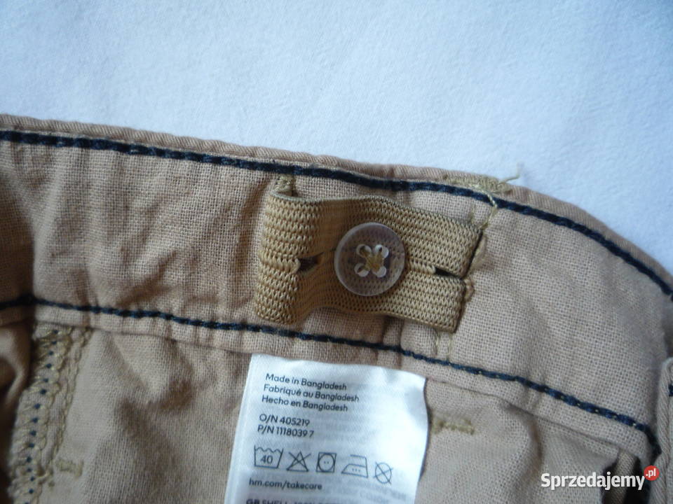 HM 140 Beżowe Spodnie Chino Wiosna lato Nowe zachodniopomorskie Szczecin