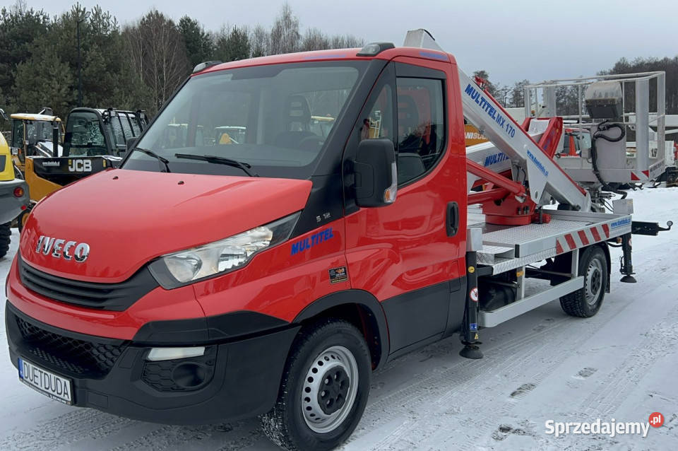 Iveco Daily 35S12 Koszowy Zwyżka MX170 17m UDT 120KM sprzedam