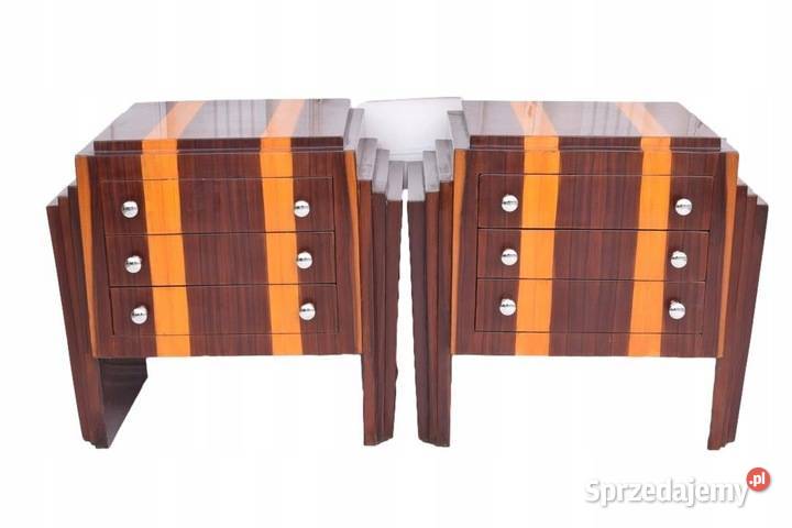 Dwie Komody Art Deco Stolik Nocny Szafki Szafy małopolskie Kraków