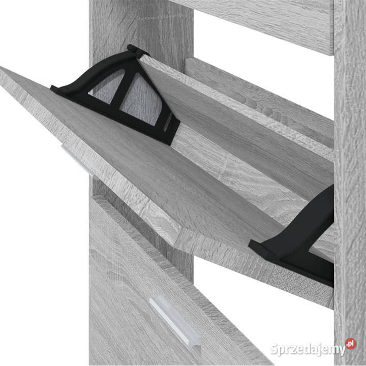 Szafka na buty szary dąb sonoma 59x17x108 Na buty Warszawa