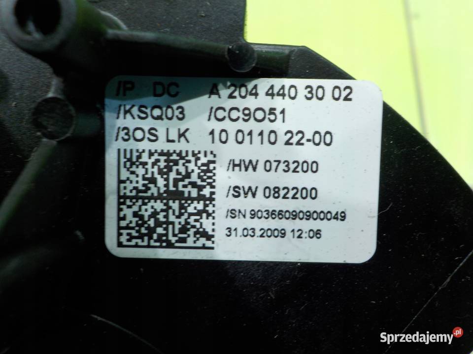 MERCEDES C W204 09r SEDAN przelacznik zespolony Suków