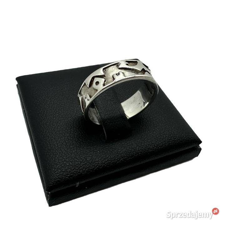 Srebrny pierścionek próby 925 368g Rozmiar 15