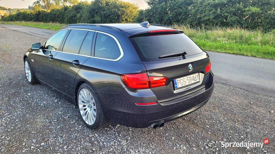 Bmw 530d f11 head up asystent pasa brazowa skora Gostyń