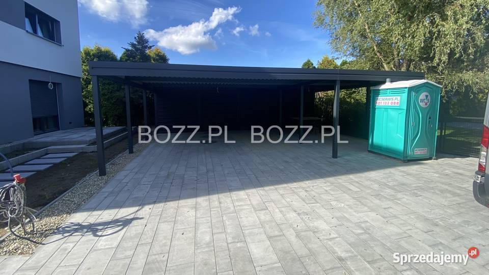 Wiata garażowa na 3 samochody Katowice