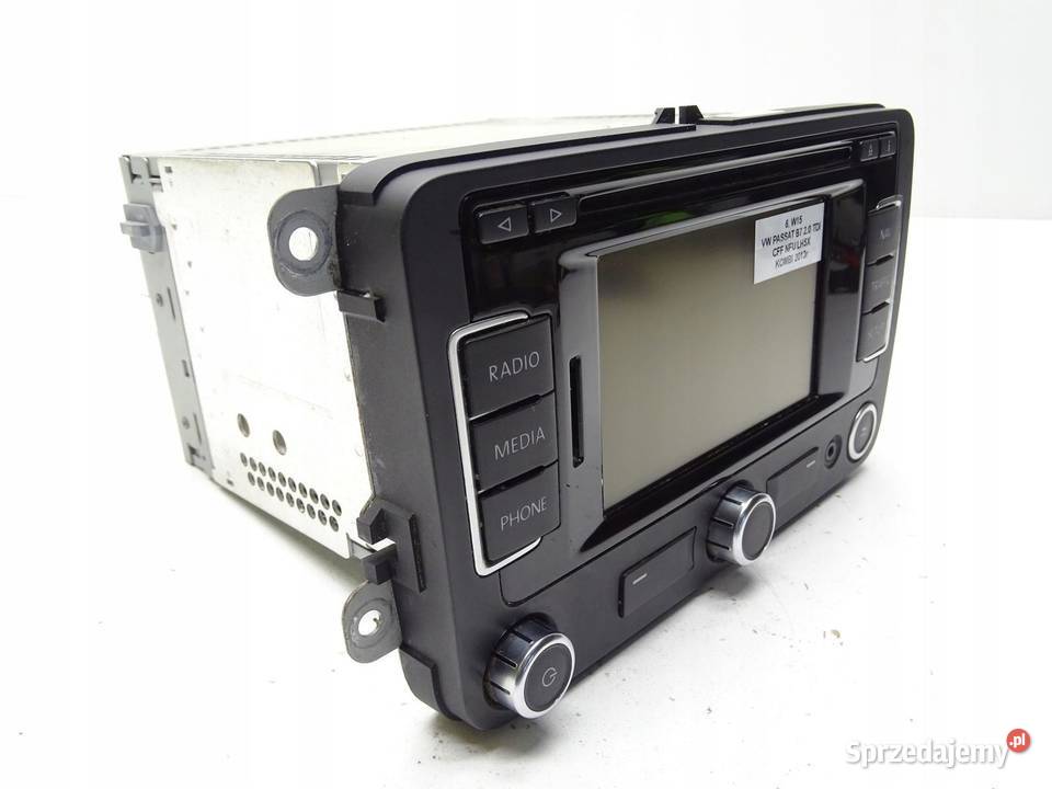 RADIO NAVI WYŚWIETLACZ GPS CD 3C8035279B VW