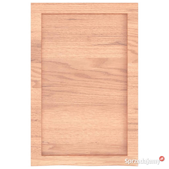 Półka brązowa 40x60x26 lakierowane lite drewno Warszawa