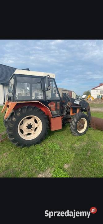 Ciagnik rolniczy Zetor 7745 turbo z turem Quicke Napęd 4x4 Pleszew