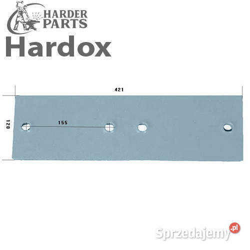 Płoza długa HARDOX 3411504S A42 części do pługa Suwałki