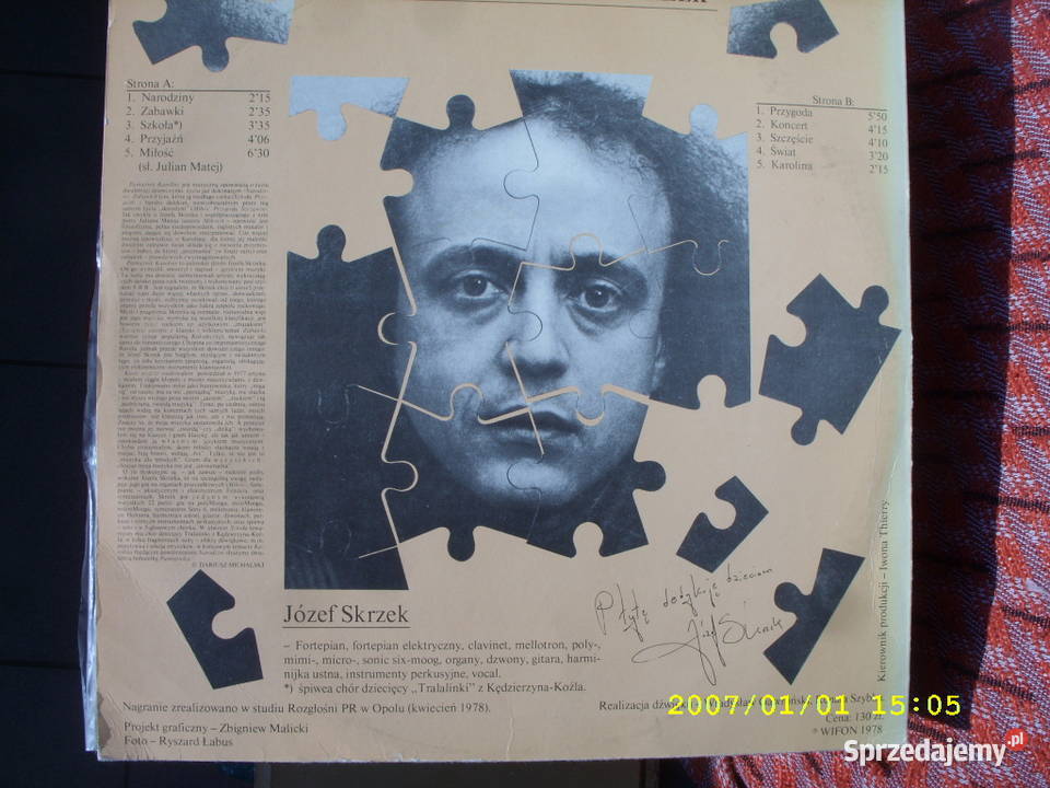 Winyl LP Rock JÓZEF SKRZEK PAMIĘTNIK KAROLINY