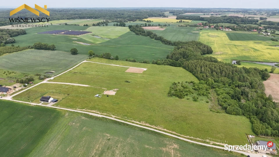 Działka budowlana 1335 m2 Wysoczyzna Elbląska Czechowo
